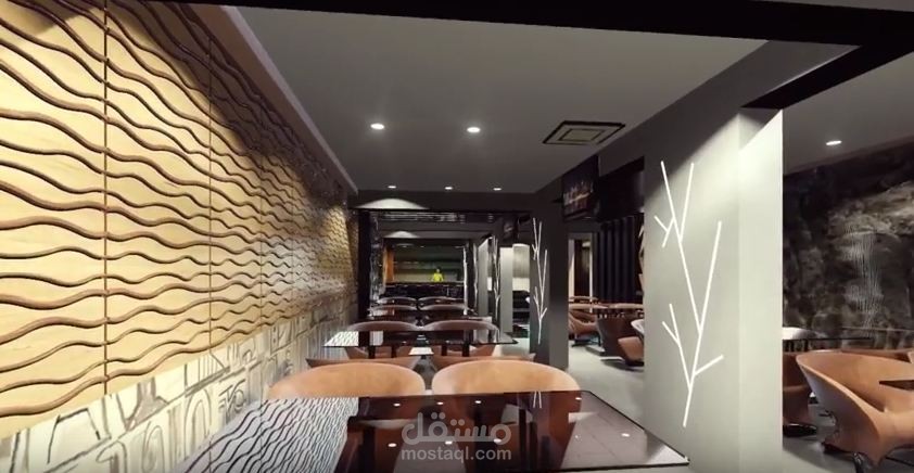 كافتريا في مدينة اللاذقية السورية