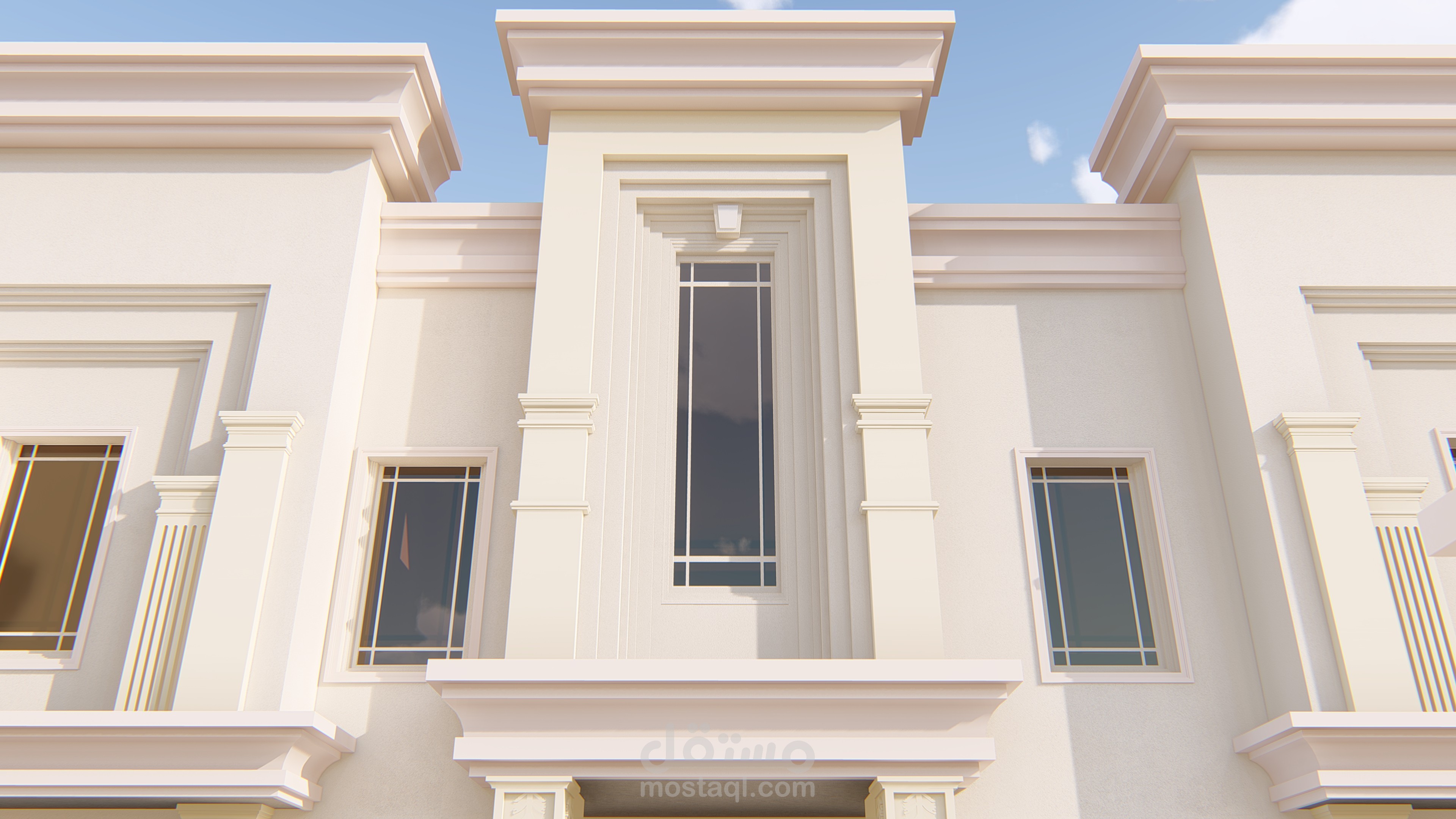 واجهة فيلا في الرياض