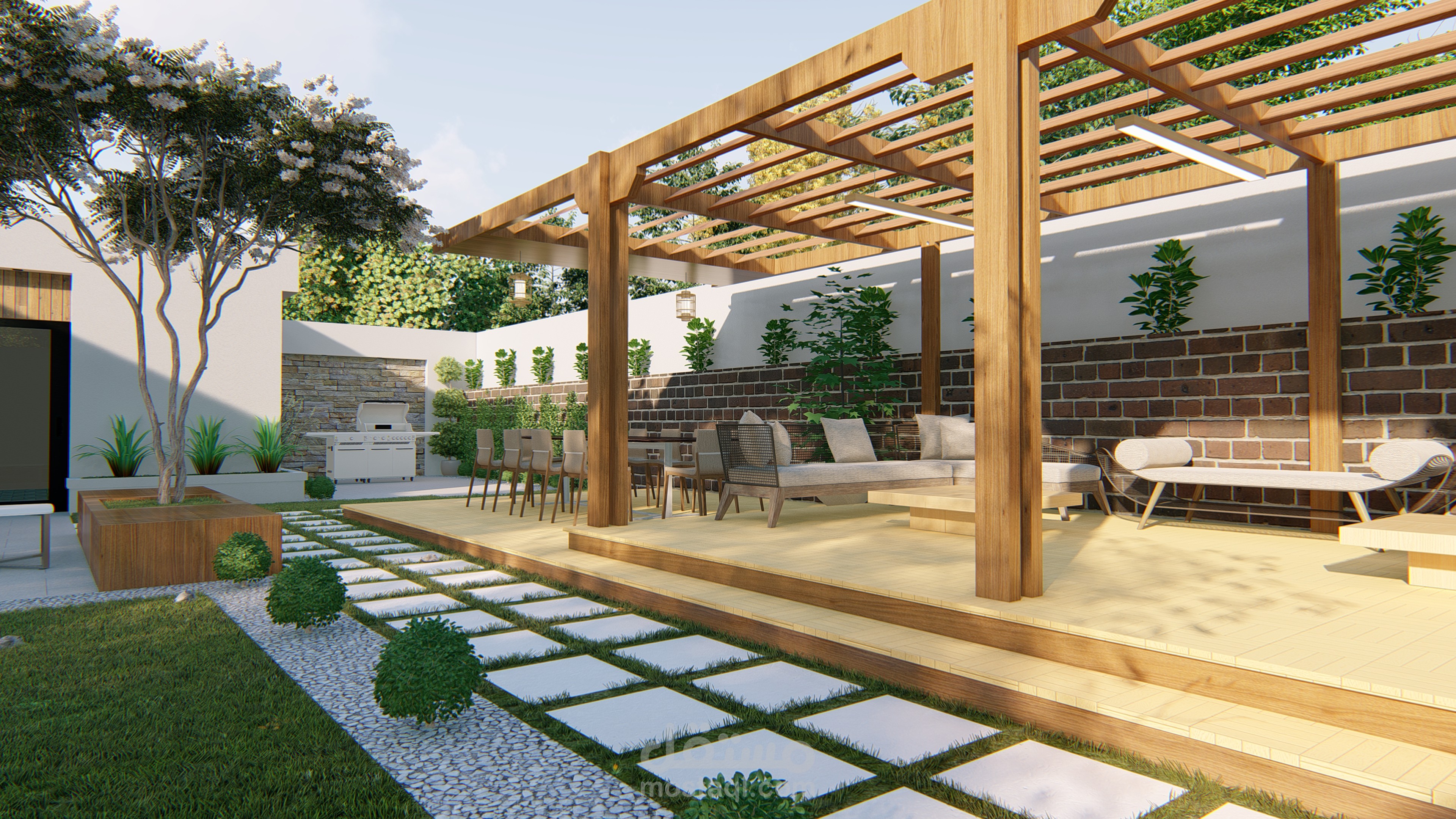 لاندسكيب استراحة فيلا