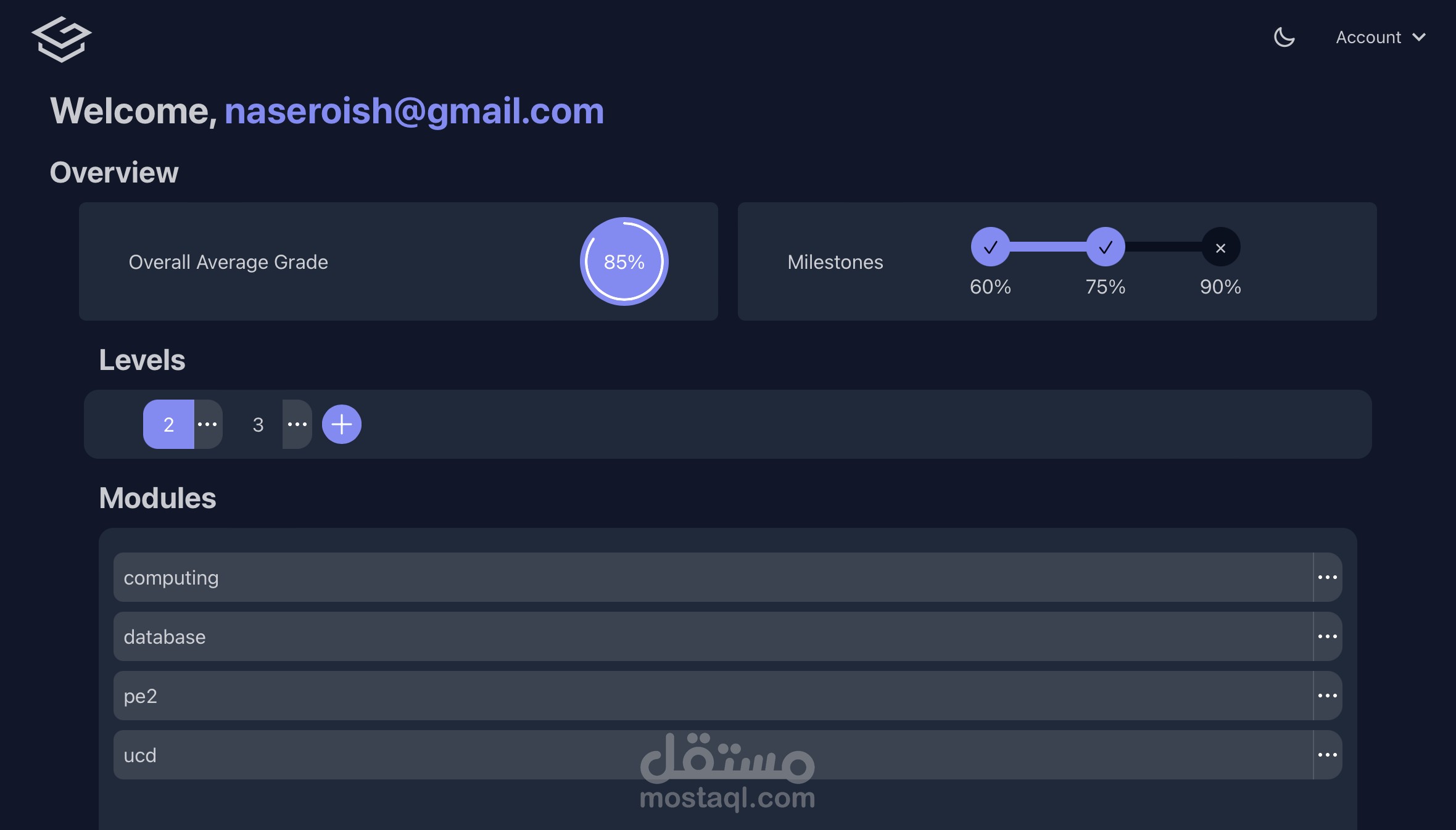 Gradiance grade calculator