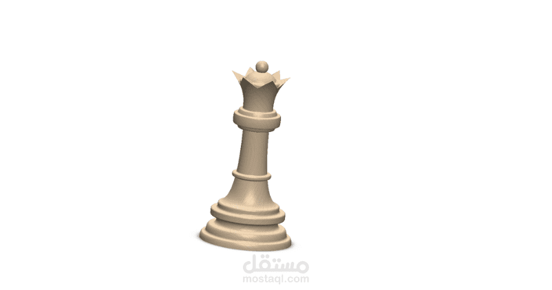 تصميم قطعة شطرنج )وزير(