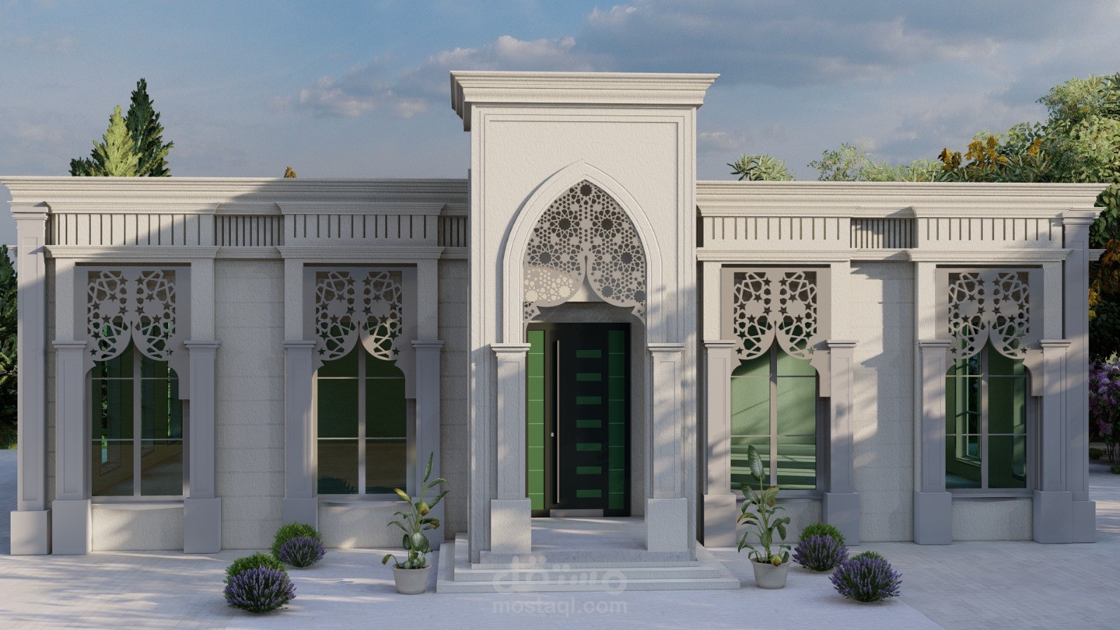 تصميم واجهه فيلا
