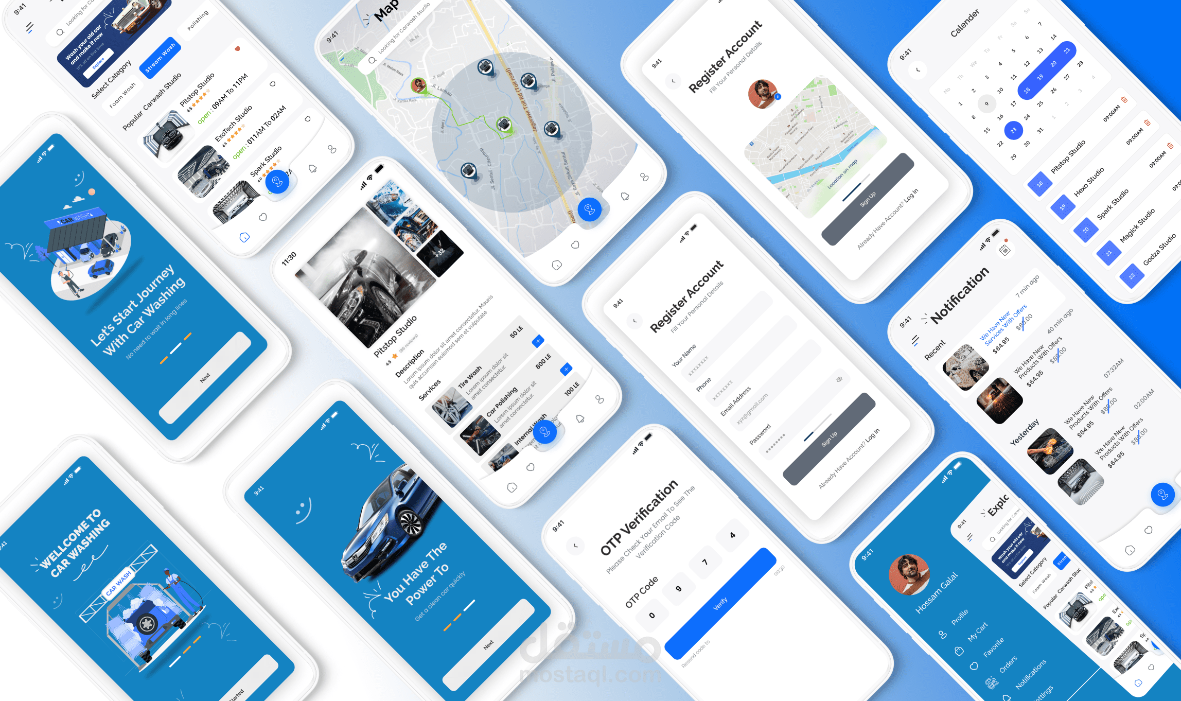 car washing app