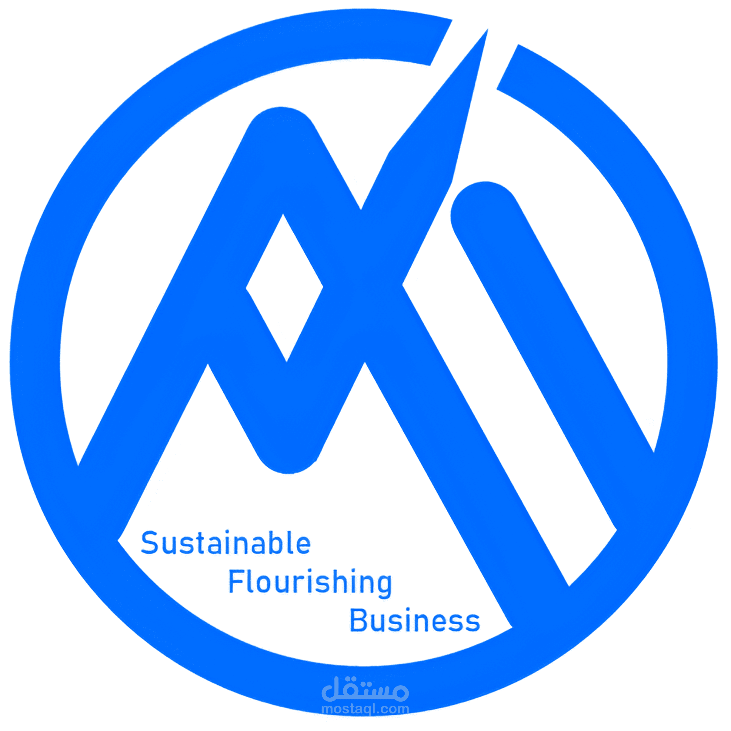 هوية بصرية وشعار لشركة خدمات اعمال