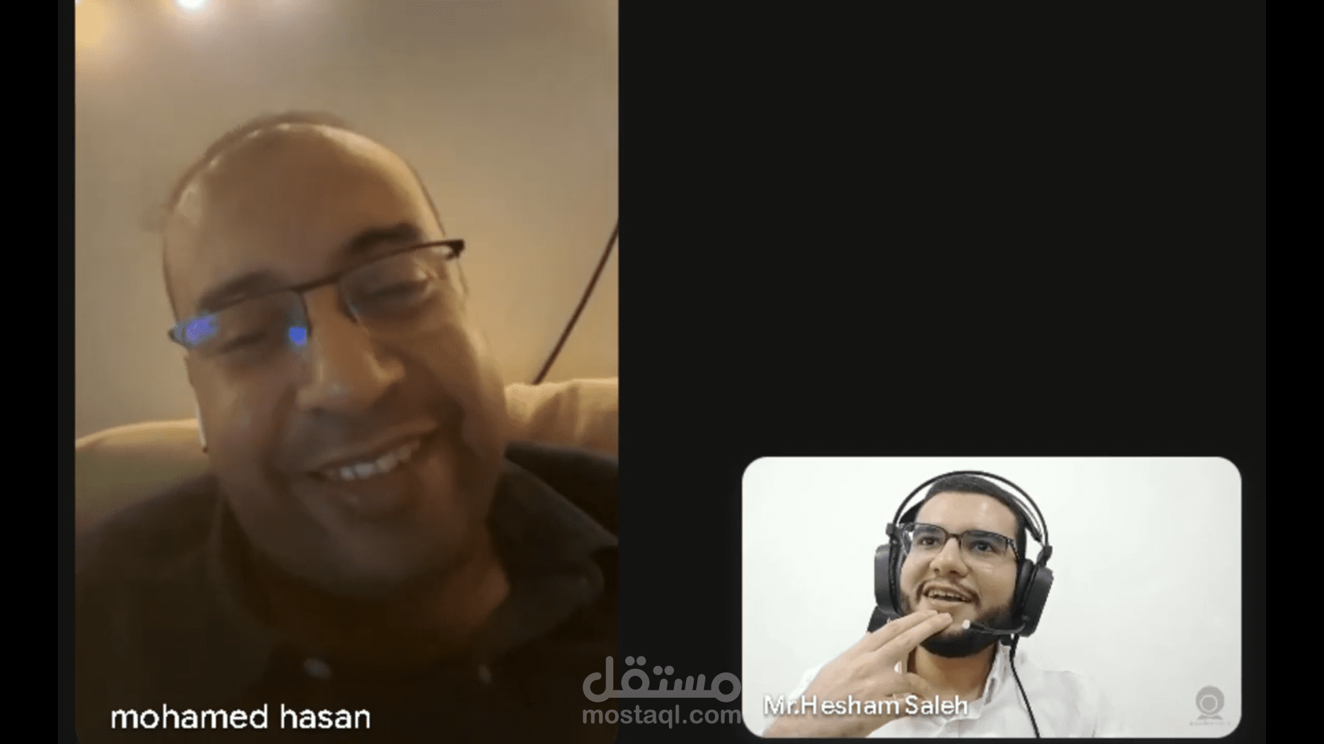 نتيجة م.محمد حسن في شهرين قبل وبعد (نطق - قراءة - محادثة) انجليزي بلهجة أمريكية
