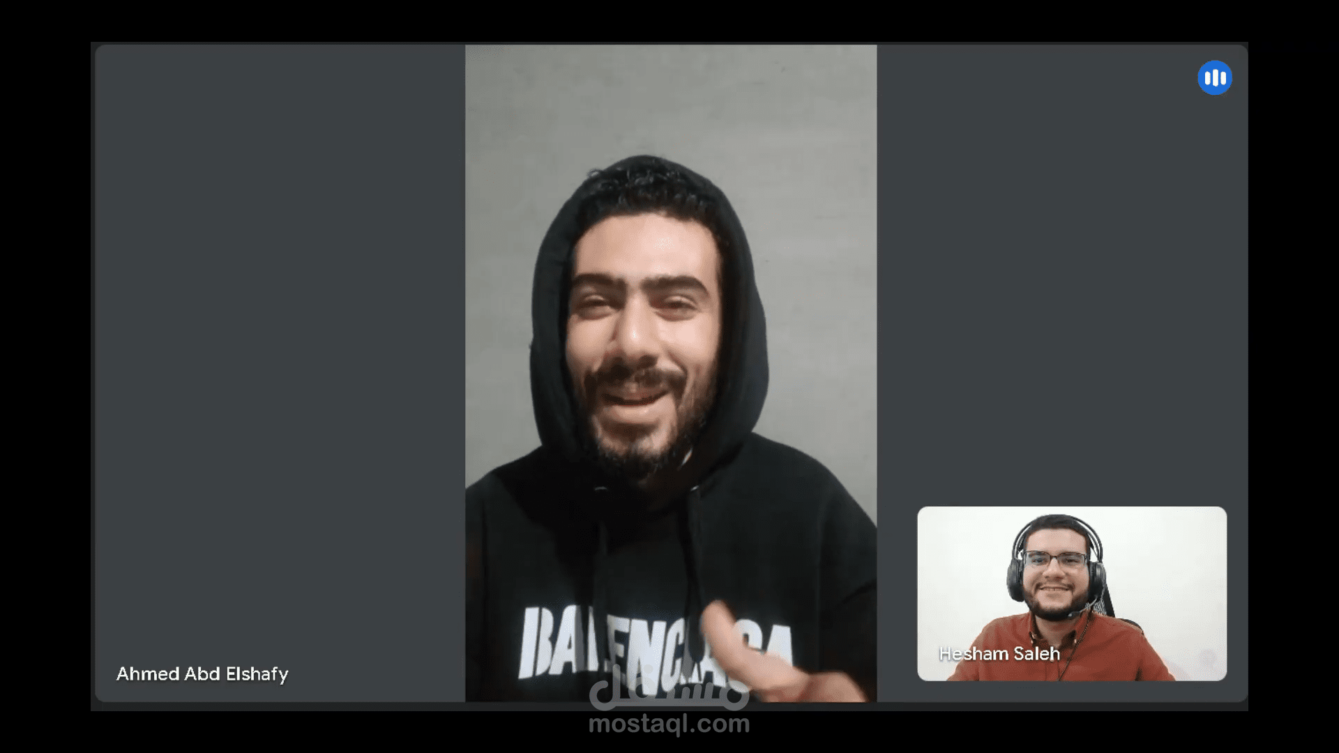 نتيجة أحمد عبد الشافي في شهرين قبل وبعد (نطق - قراءة - استماع) الانجليزي باللهجة الأمريكية