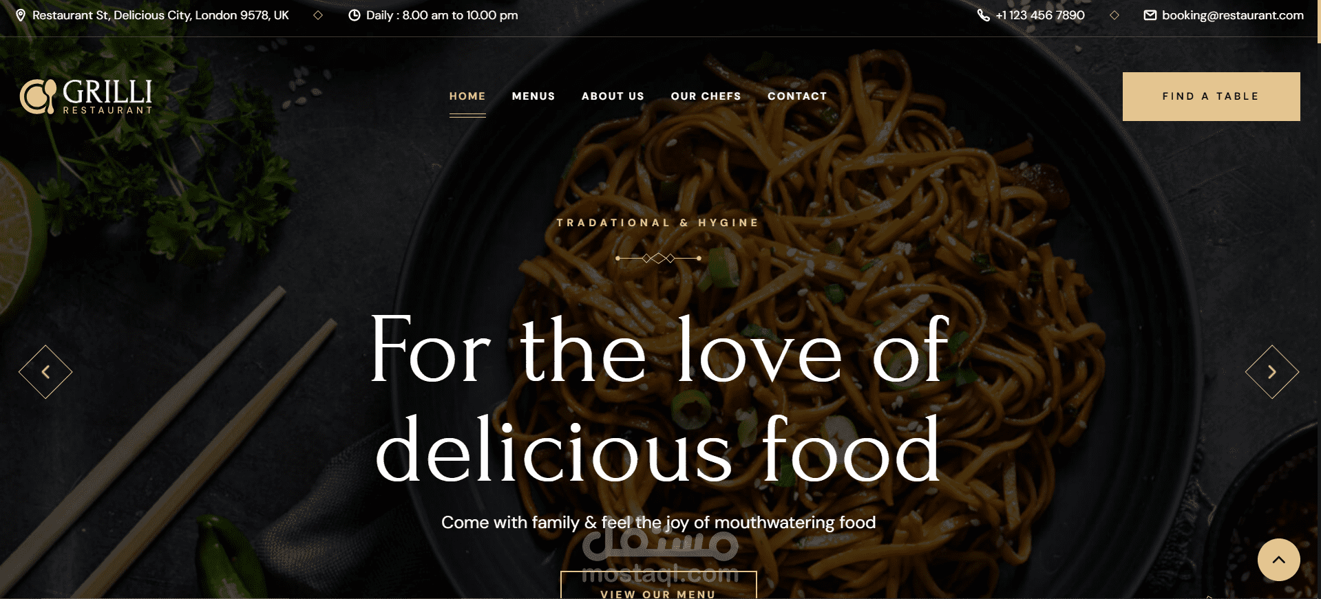 Resaturant Food