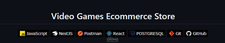 Video Games Ecommerce using Nestjs, PostgreSQL, Microservices Architicture