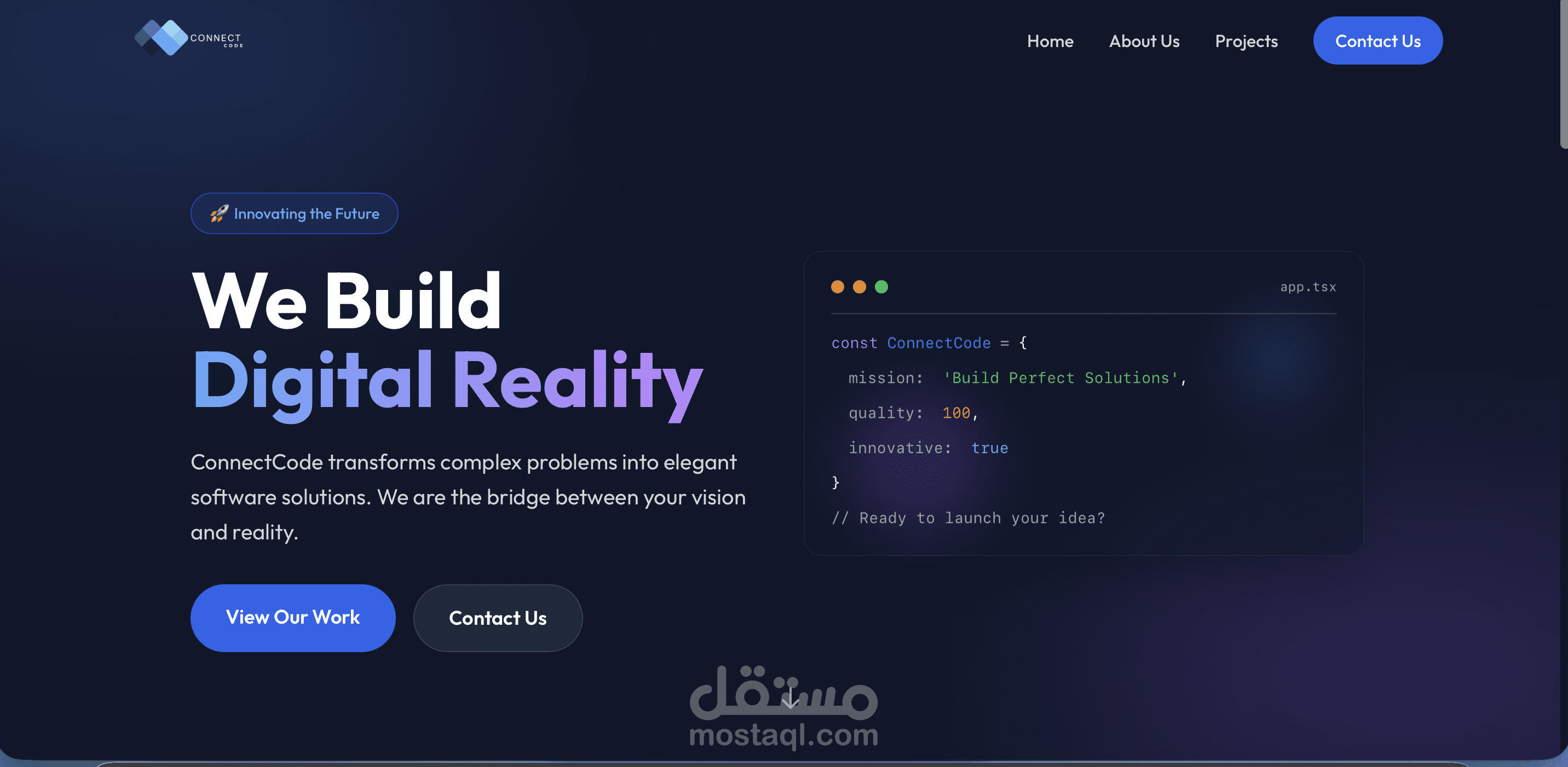 صفحة الشركة واعملها