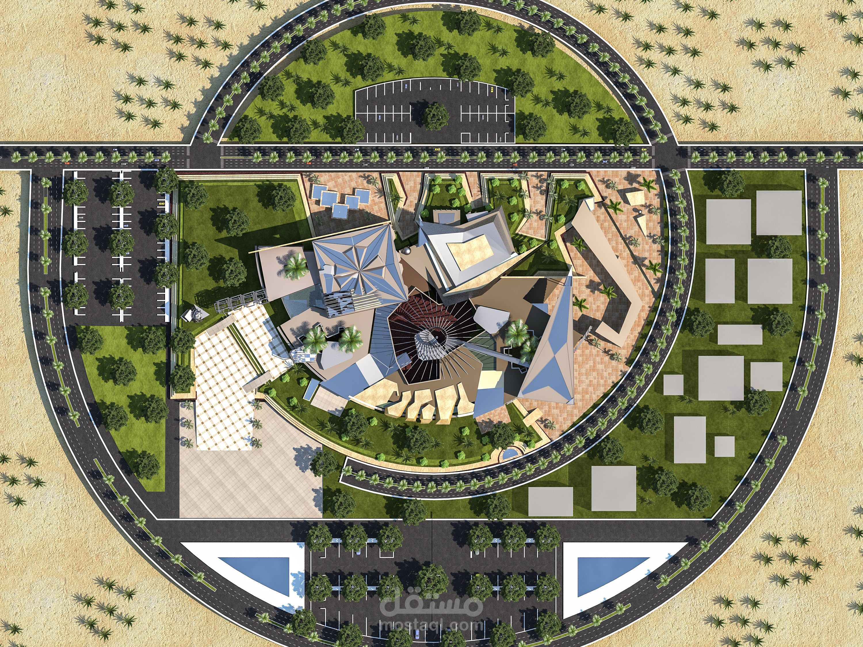 مشاريع التصميم - مشروع متحف مجمع الأديان