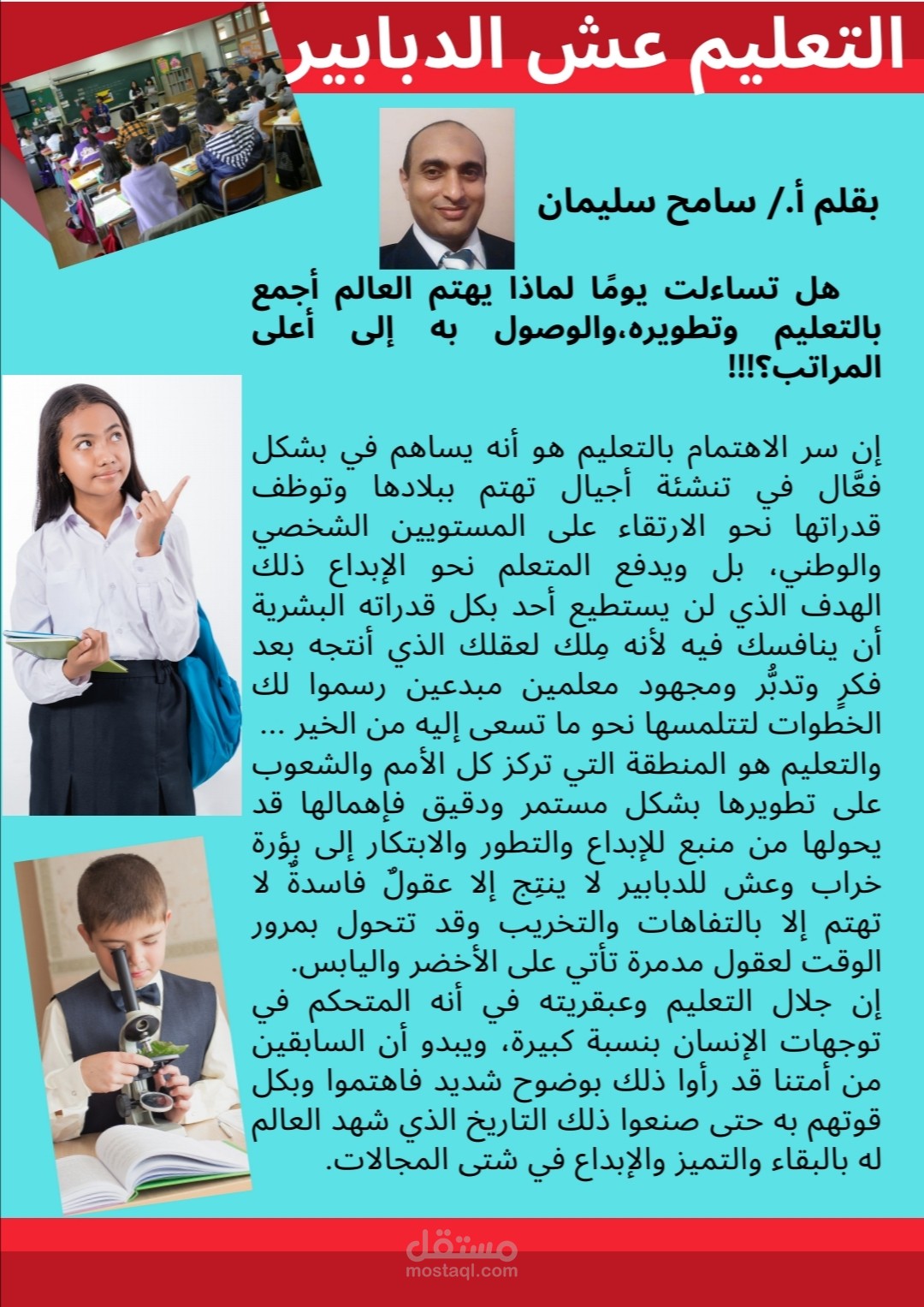 مقال التعليم عش الدبابير