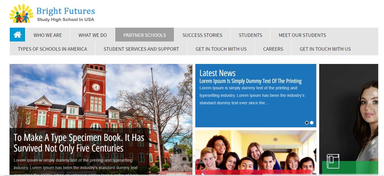 موقع مدرسة امريكية