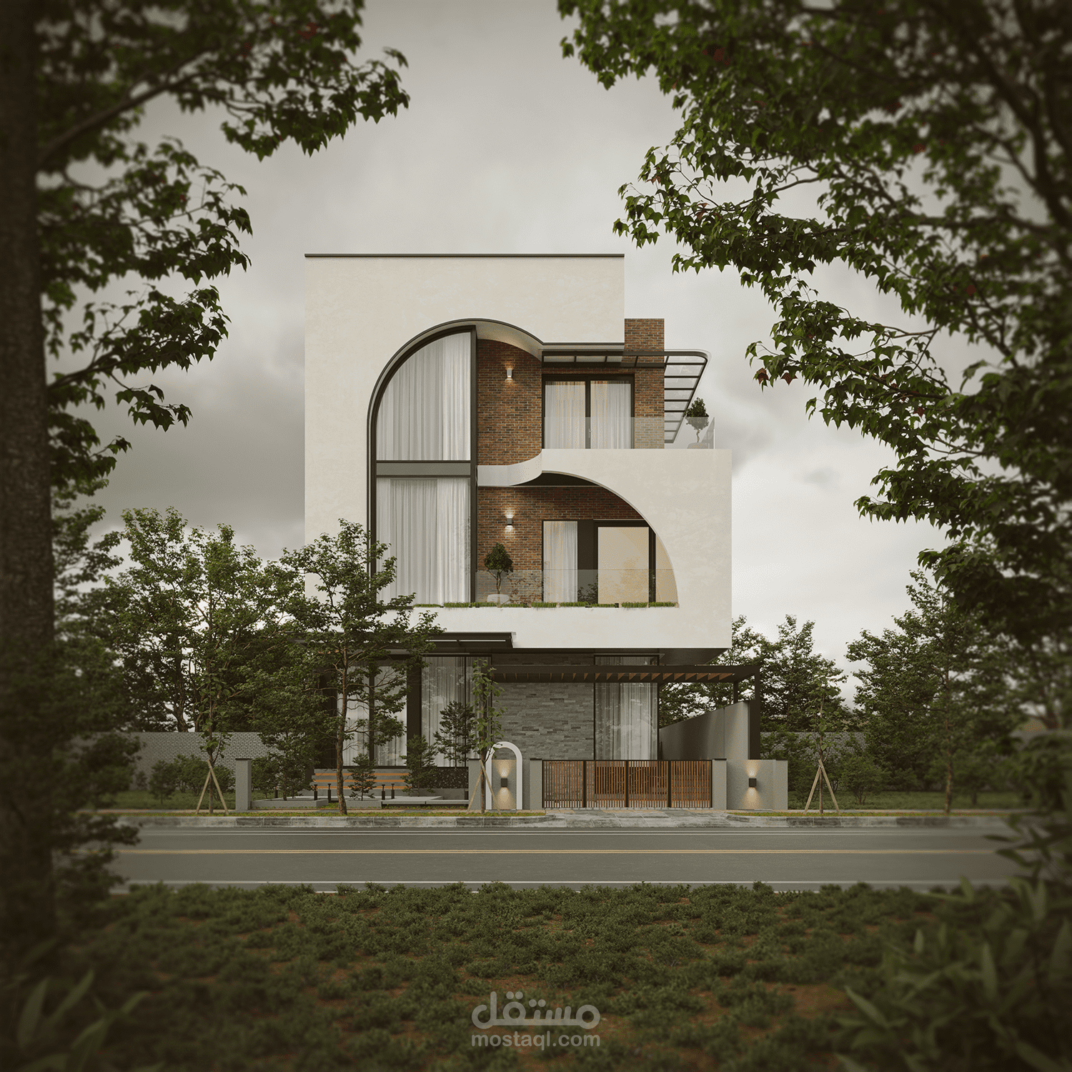 تصميم ورندر خارجي