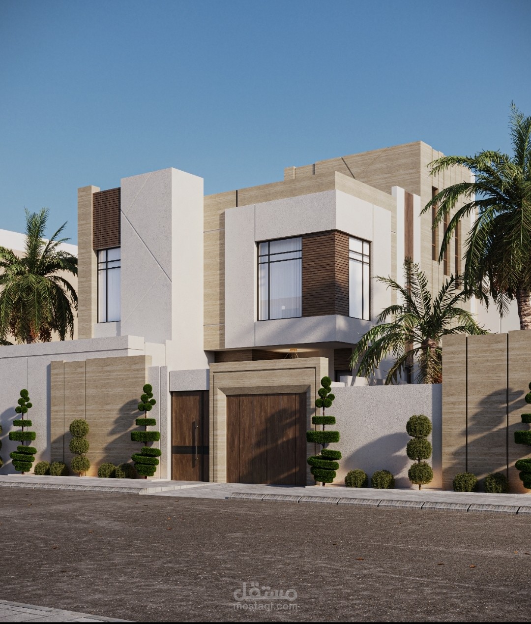 رندر احترافي لفلة سكنية