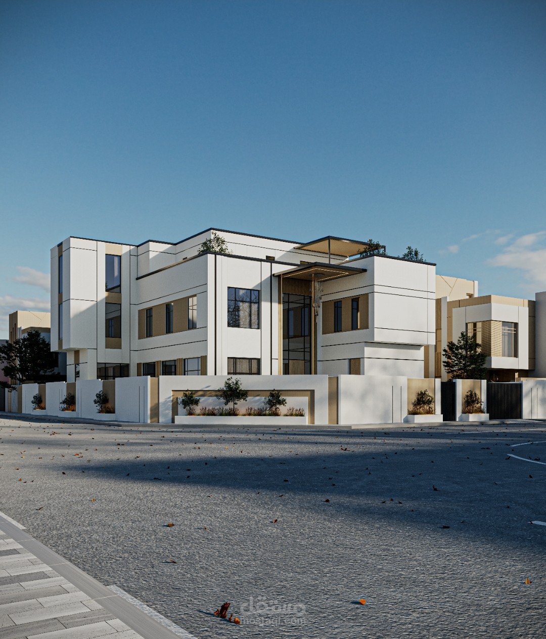 تصميم مودرن لفلة سكنية بقطر