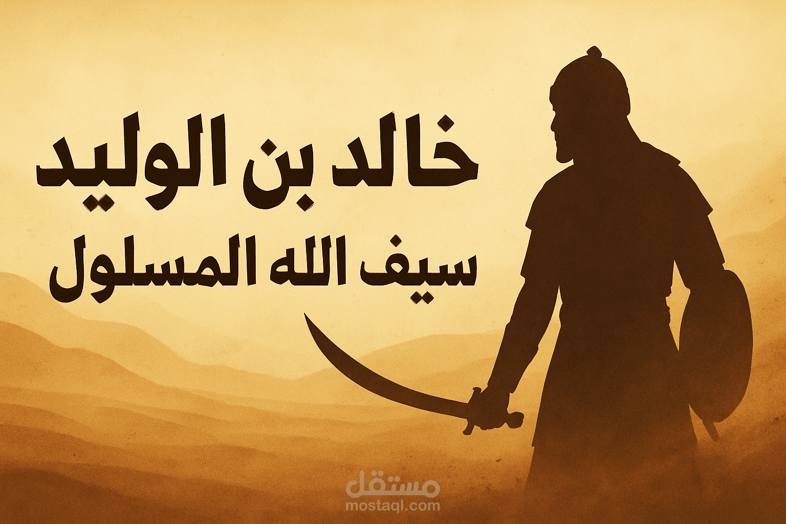 سكريبت فيديو: للصاحبي خالد بن الوليد رضي الله عنه سيف الله الذي لا يُكسر