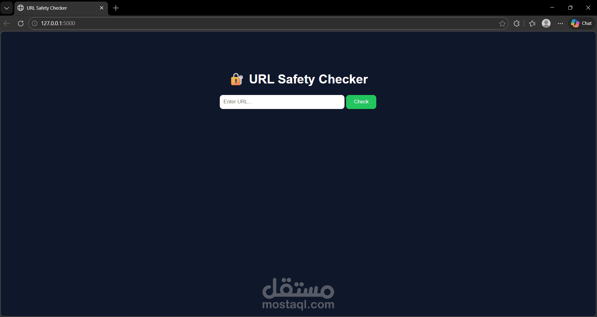 Malicious URL Detection Tool