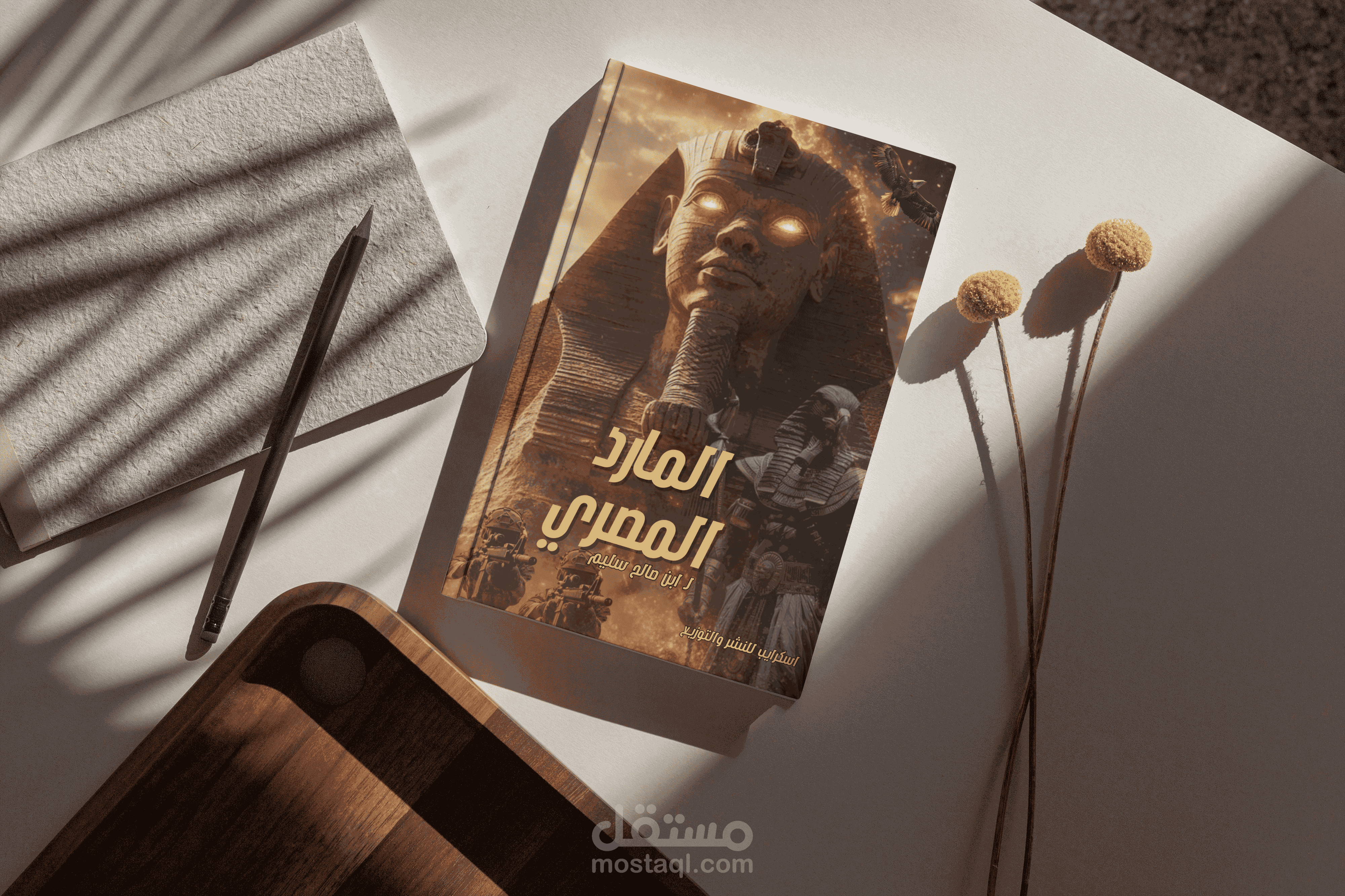 غلاف كتاب ( المارد المصرى ) أمامي