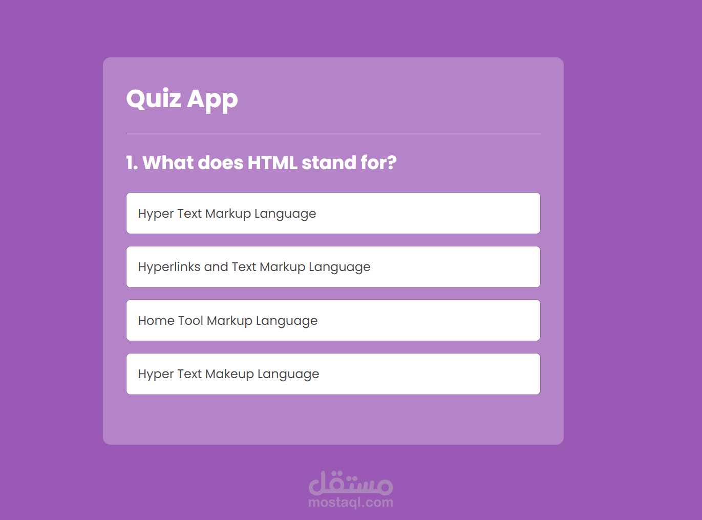 Quiz App