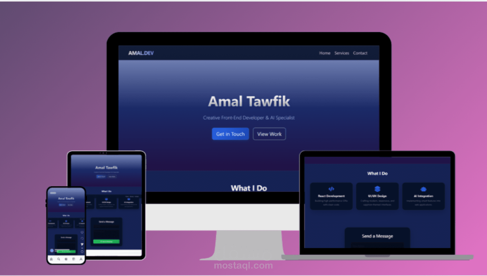 تصميم صفحة هبوط لموقعك الشخصي أو لعملك التجاري