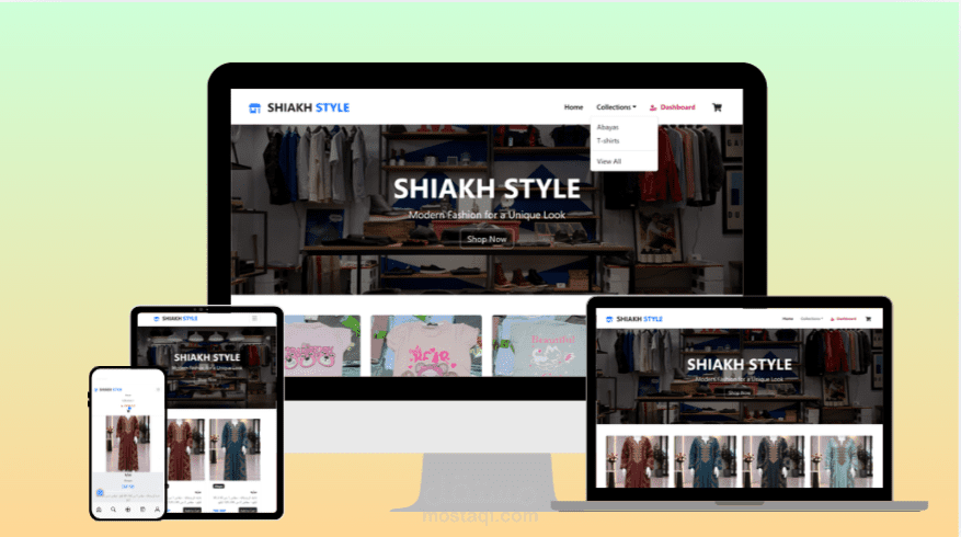 برمجة متجر إلكتروني بReact مع نظام إدارة سلة