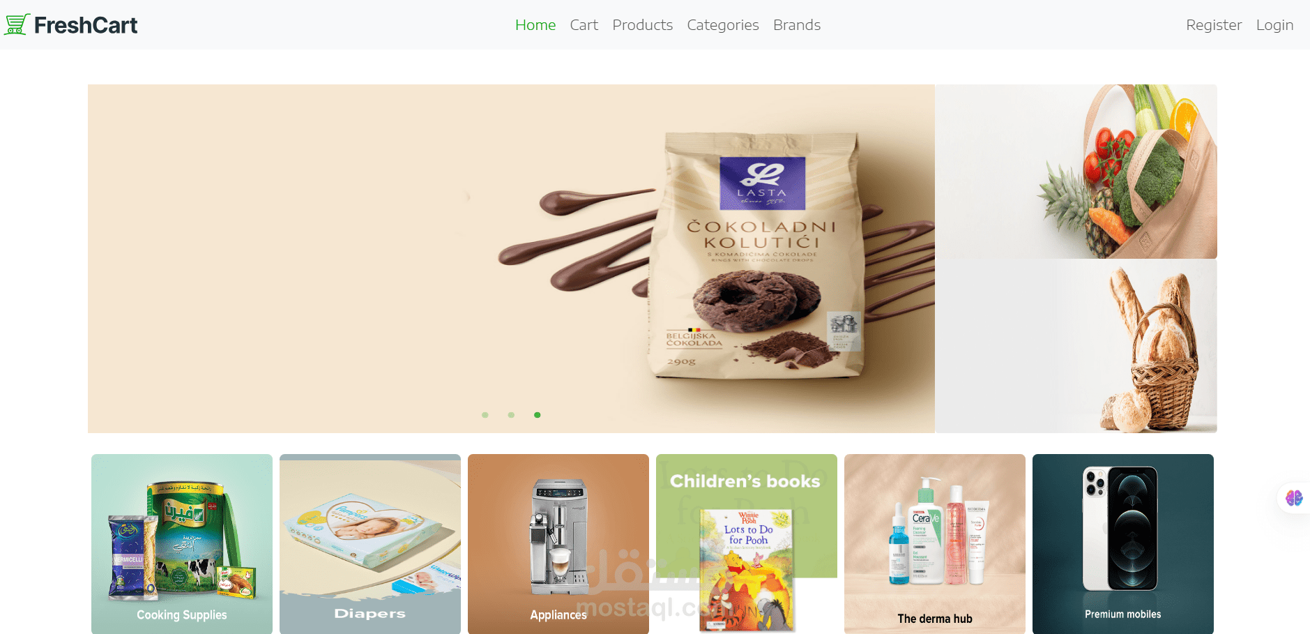 eCommerce Fresh_Cart Website