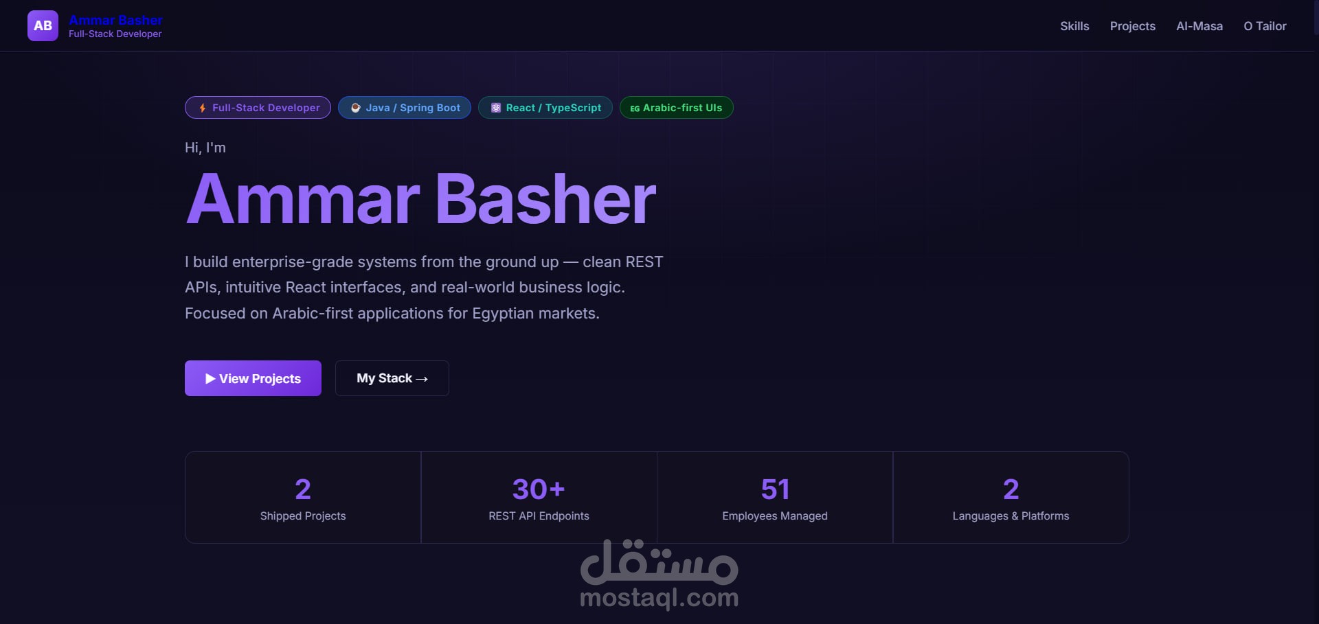 My-Portfolio-(معرض اعمالي)