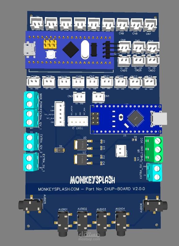 Chef It Up Arcade Device Hardware System