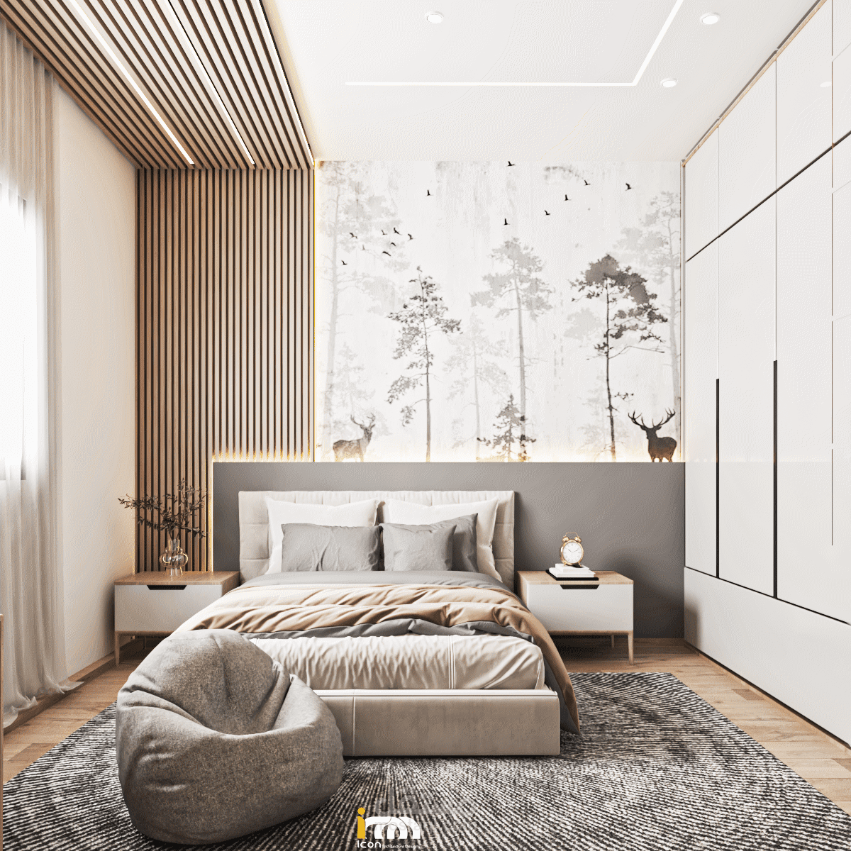 modern boy bedroom
