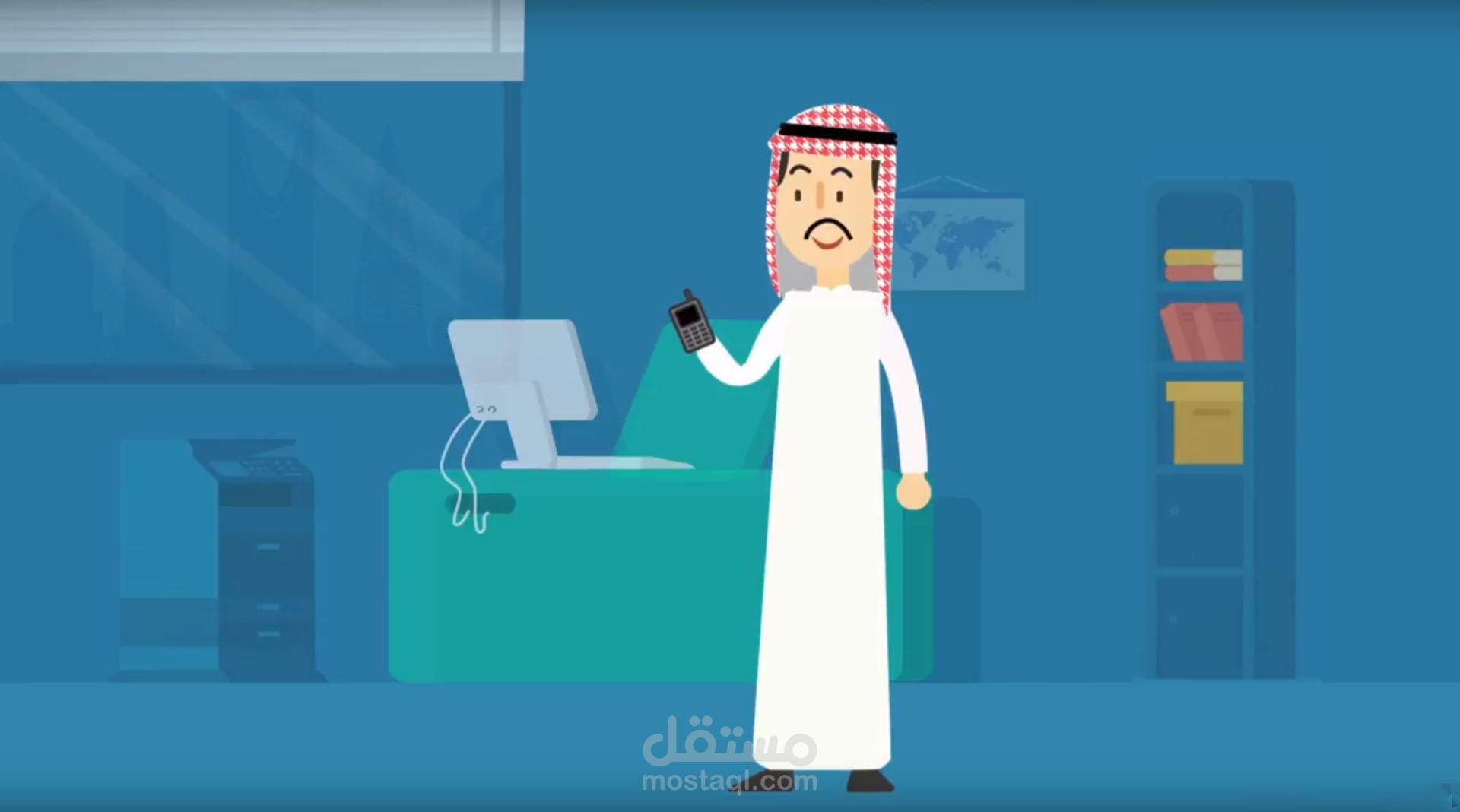 موشن جرافيك لتطبيق