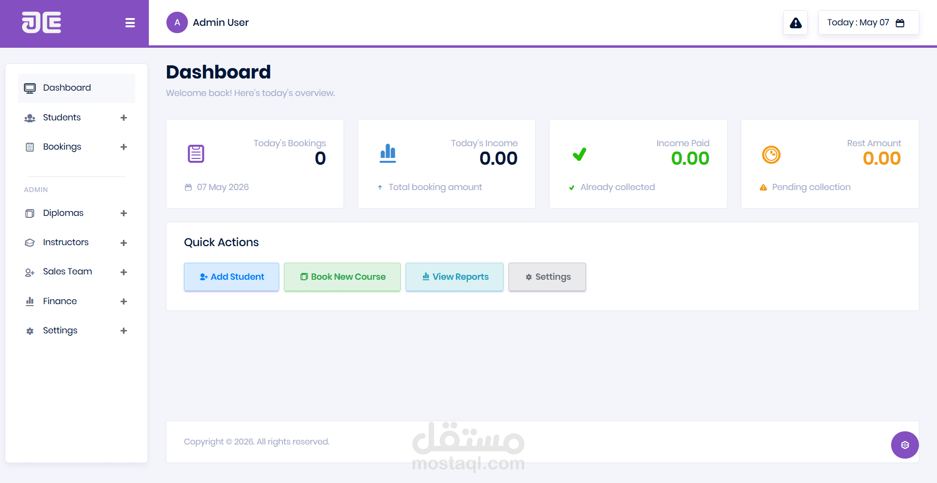 JCC CRM | نظام إدارة المبيعات والعملاء والحسابات
