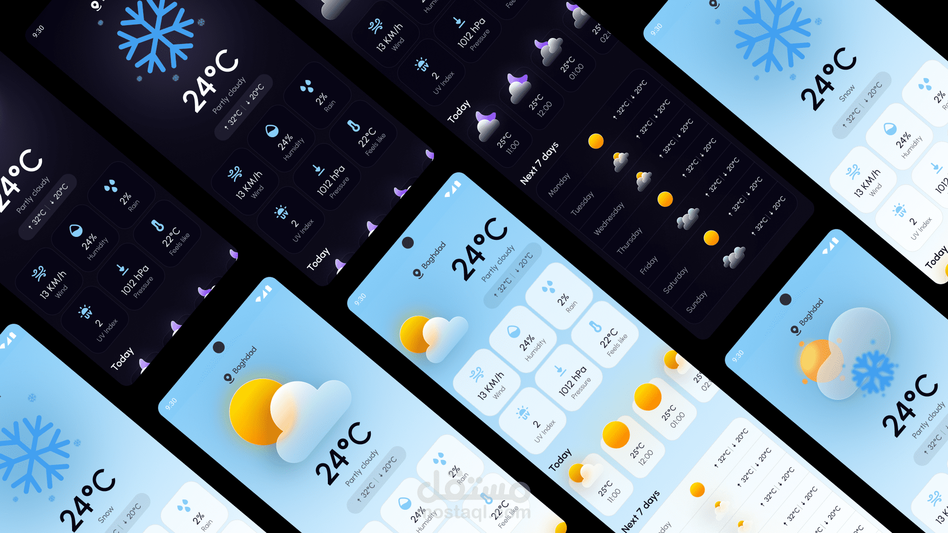 تطبيق MyWeather – تطبيق طقس بواجهة واحدة