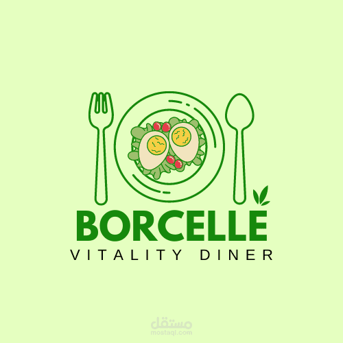 Healthy Food Restaurant Logo