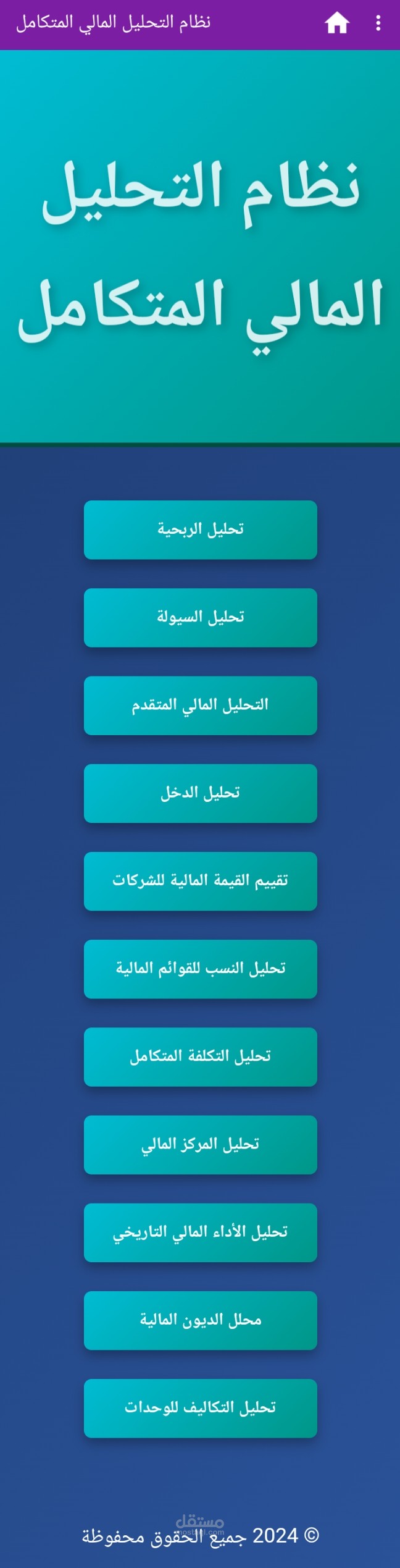 تحليل مالي متقدم 1