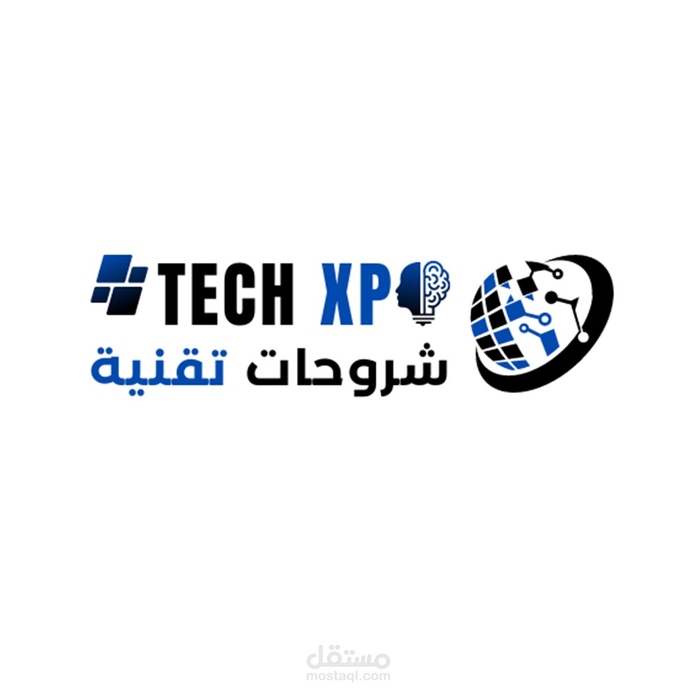 تصميم شعار موقع شروحات تقنية