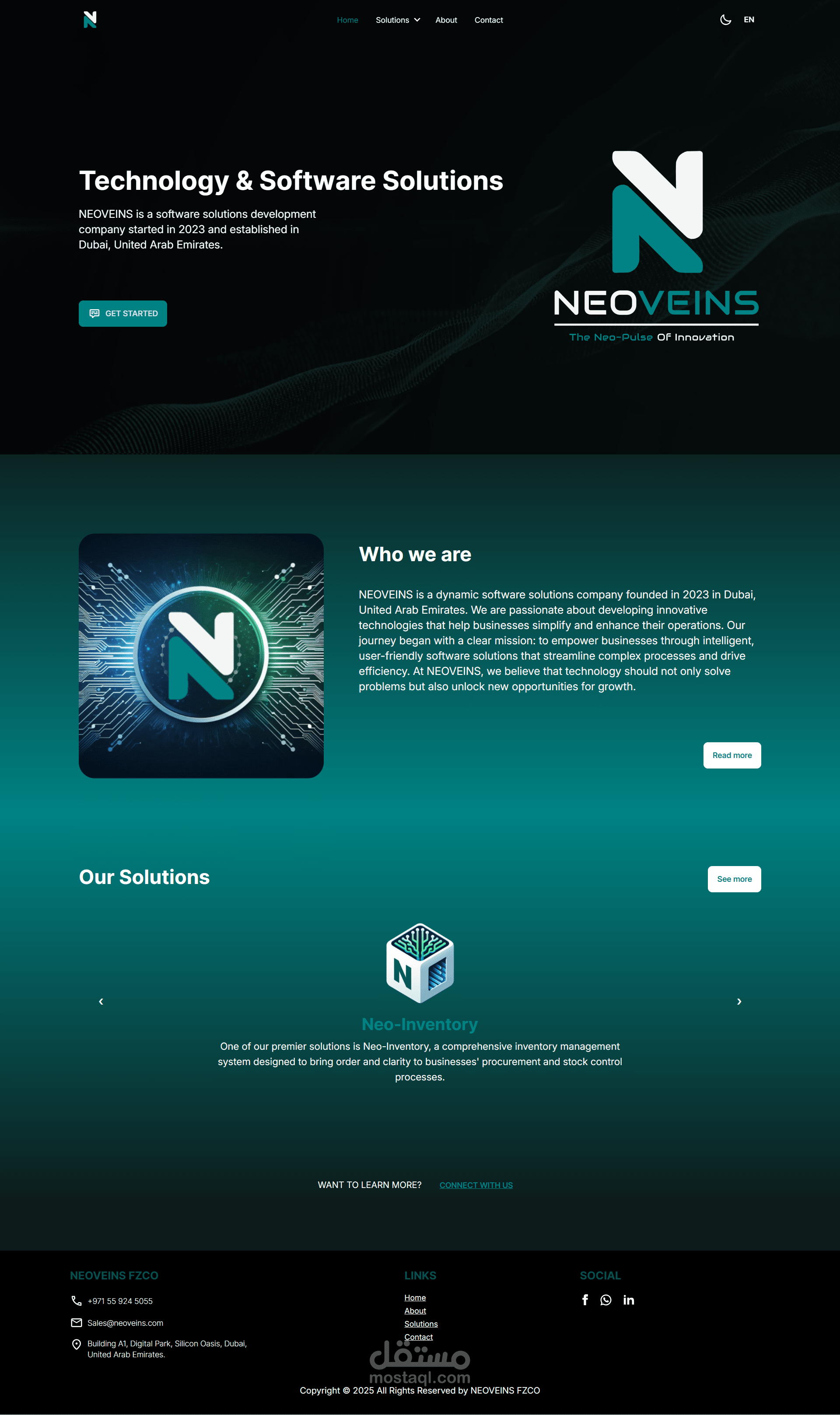 تصميم وتطوير صفحة هبوط احترافية