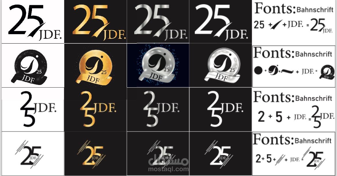 مشاركة في مسابقة تصميم شعار لشركة السوق الحره الأردنية بمناسبة مرور 25 سنه على تأسيسه