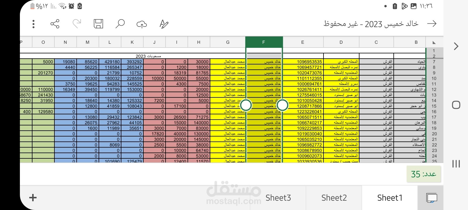 مسحوبات التجار