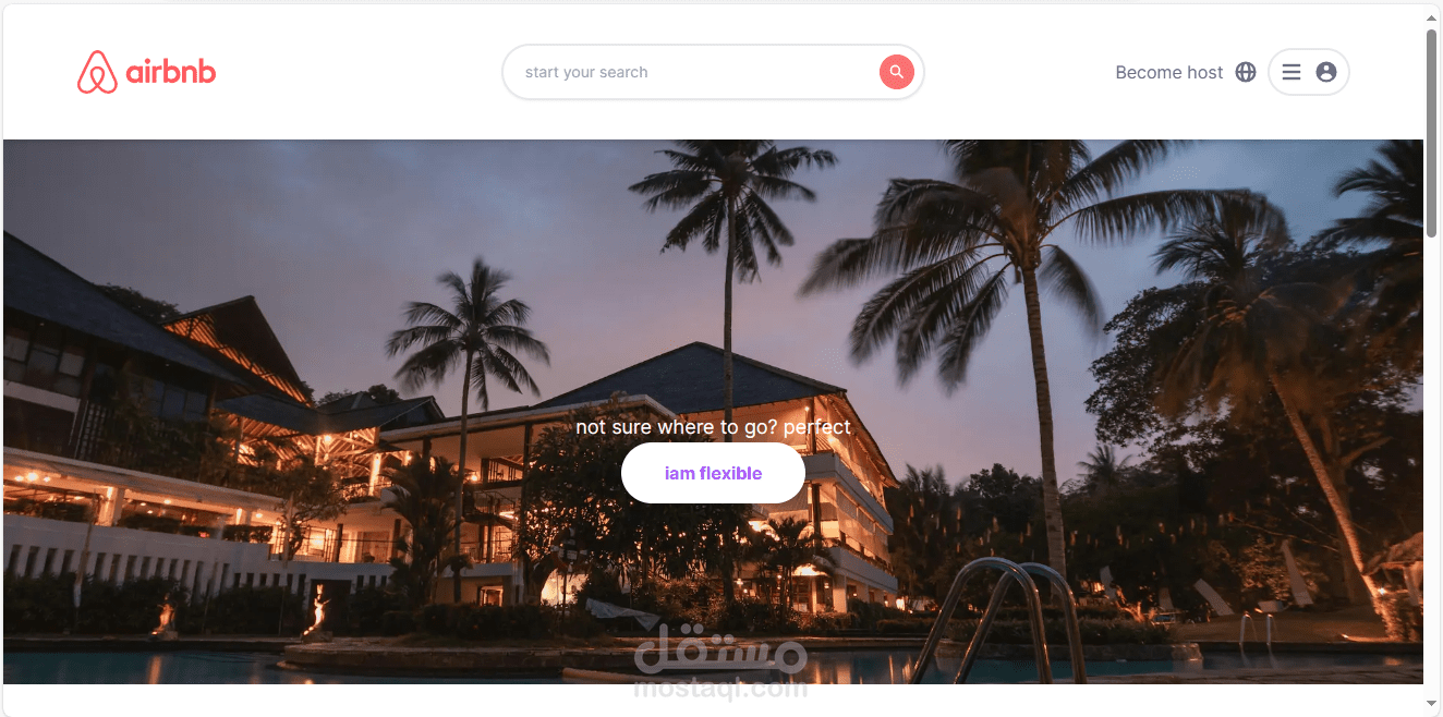 Airbnb -clone website