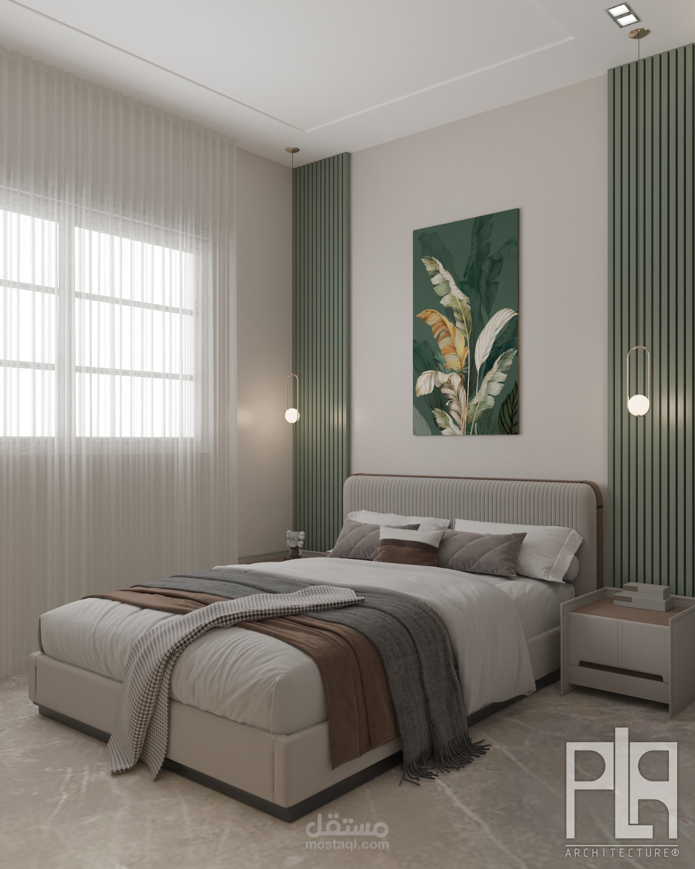 تصميم داخلي لغرفة نوم