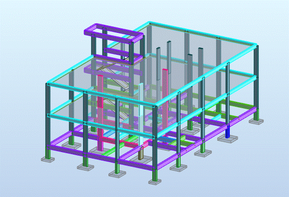 تصميم انشائي لفلة سكنية في خميس مشيط