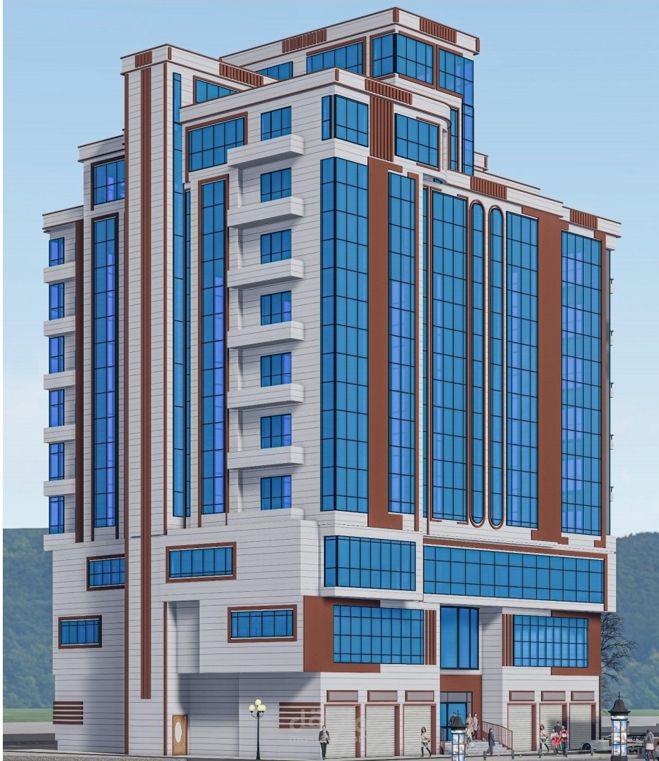 تصميم مبنى  تجاري اداري متعدد الاغراض والانشطة   اليمن -اب