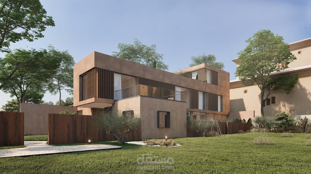 حساب كميات لفيلا سكنية للمملكة العربية السعودية(جدة)