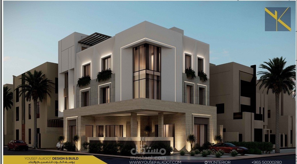 حساب كميات لفيلا سكنية للكويت