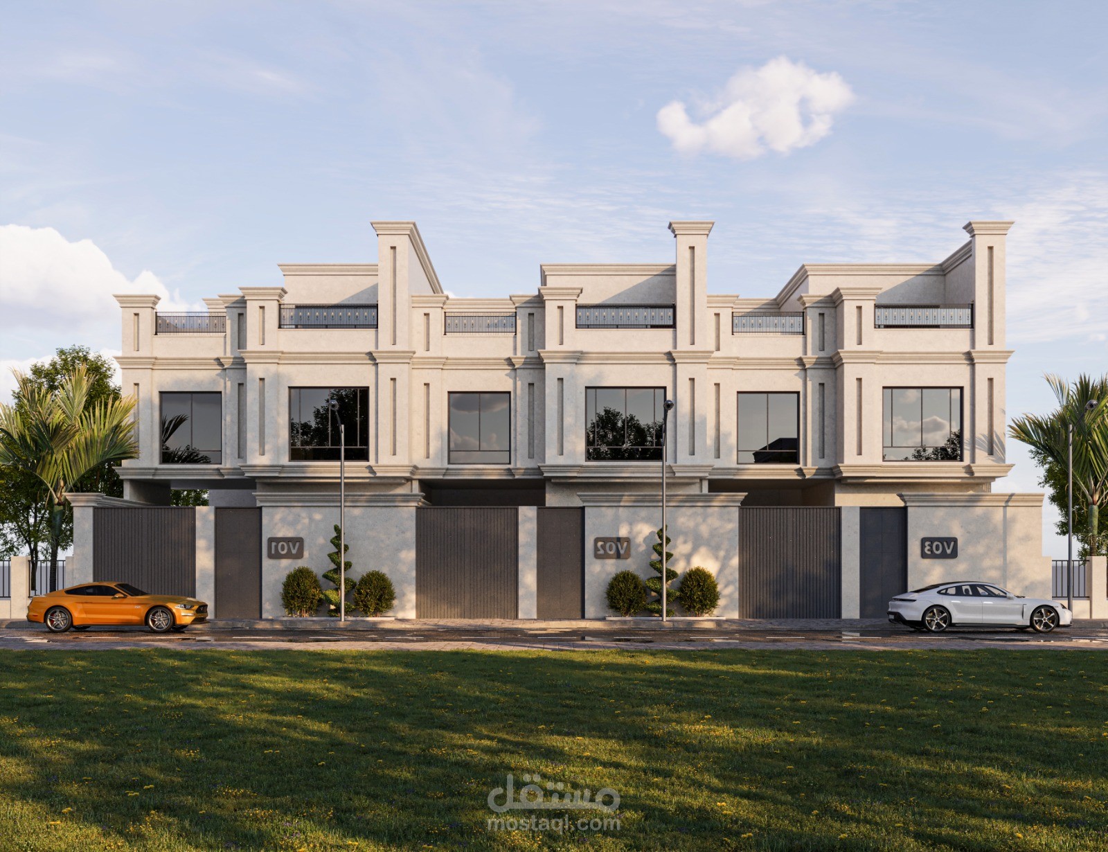 حساب كميات لفيلا سكنية للمدينة المنورة