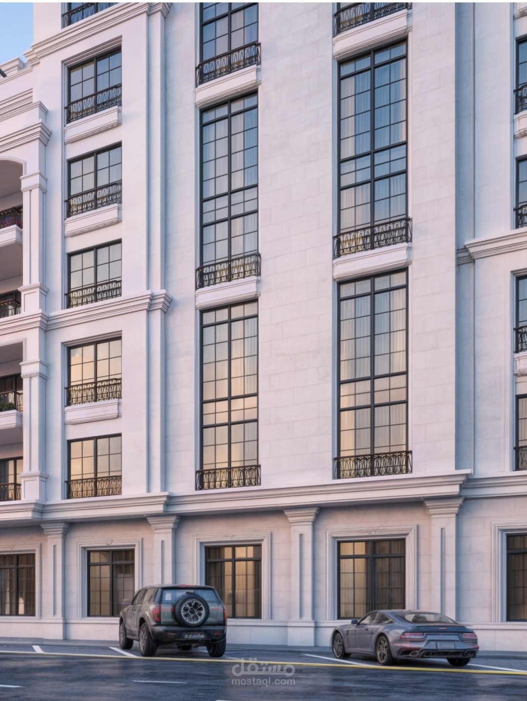 حساب كميات لعمارة سكنية للمملكة العربية السعودية (جدة)