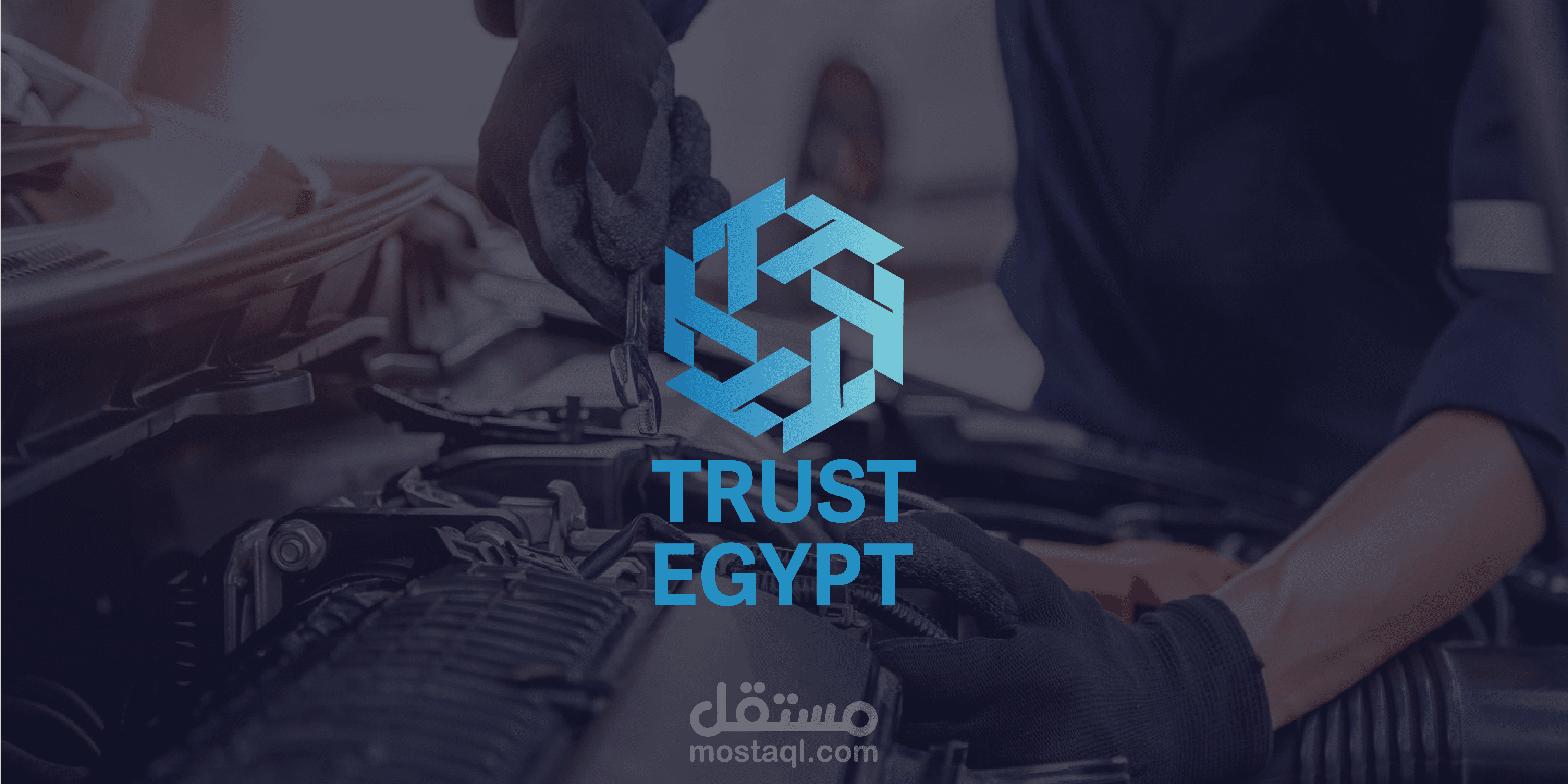 تصميم هوية بصرية لصالح شركة تراست ايجيبت