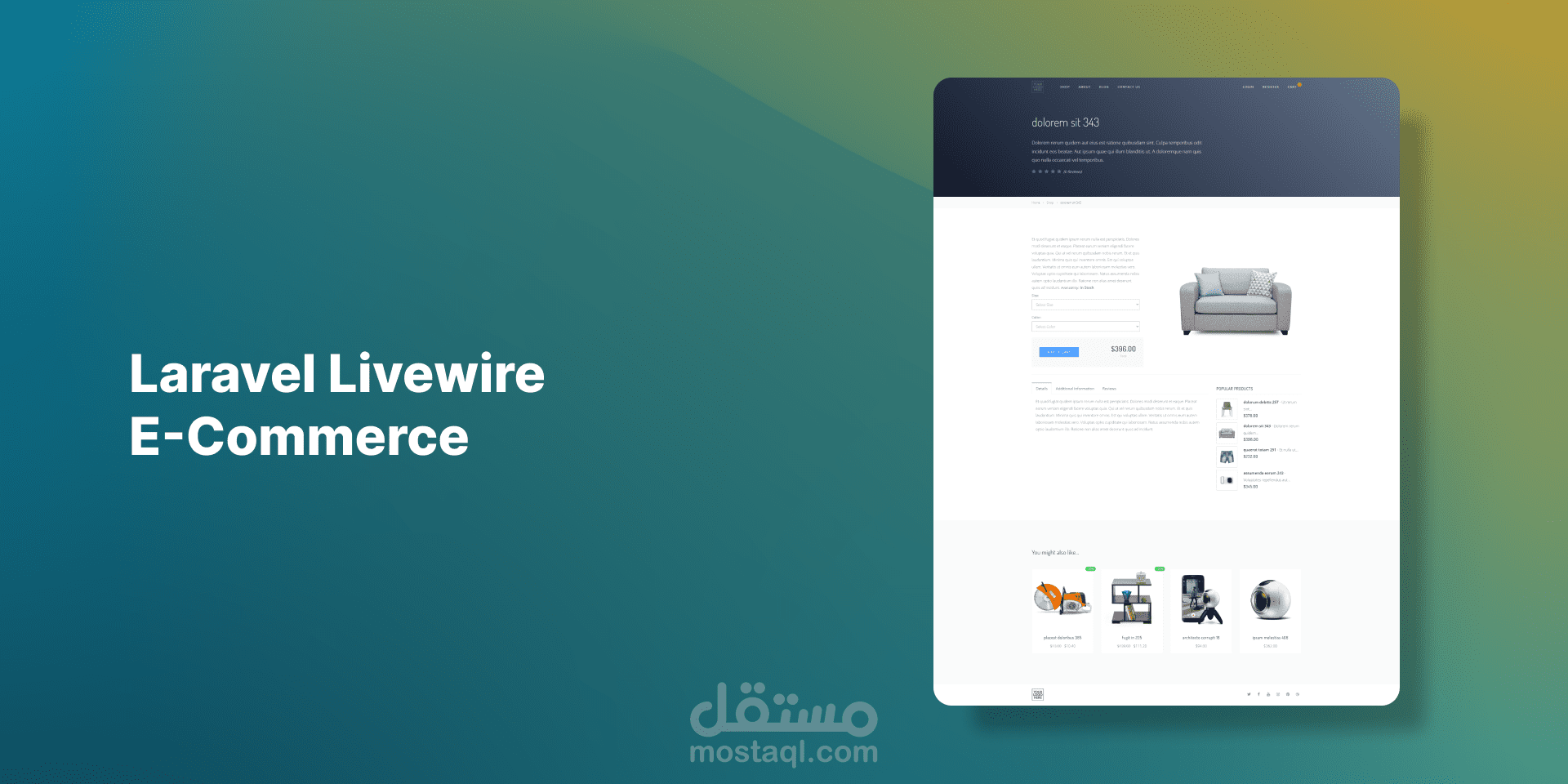 Laravel Livewire E-Commerce