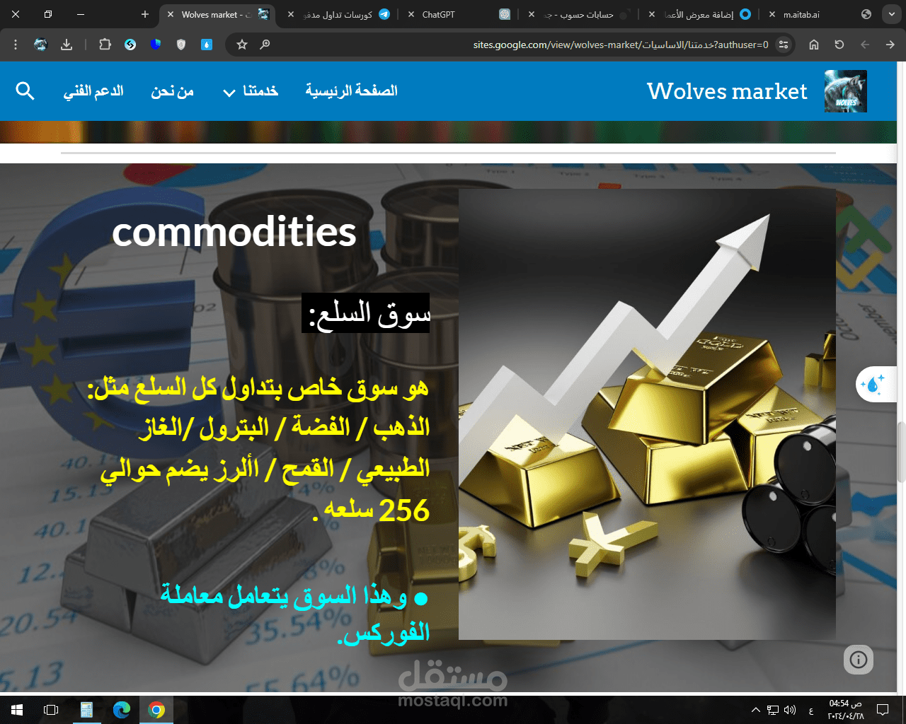 انشاء وتصميم موقع الكتروني