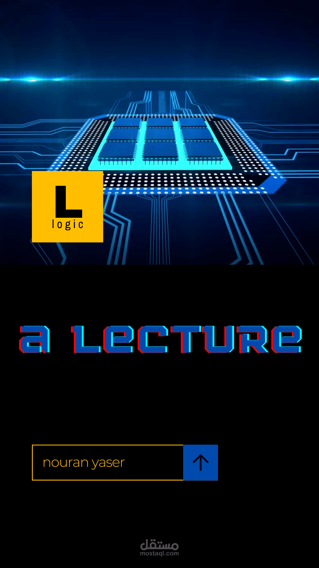 كتابة محاضره عن logic .pdf